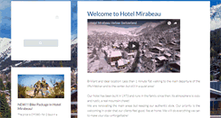Desktop Screenshot of mirabeauhotel.ch