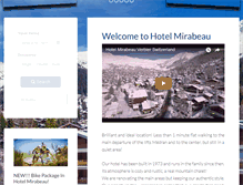 Tablet Screenshot of mirabeauhotel.ch